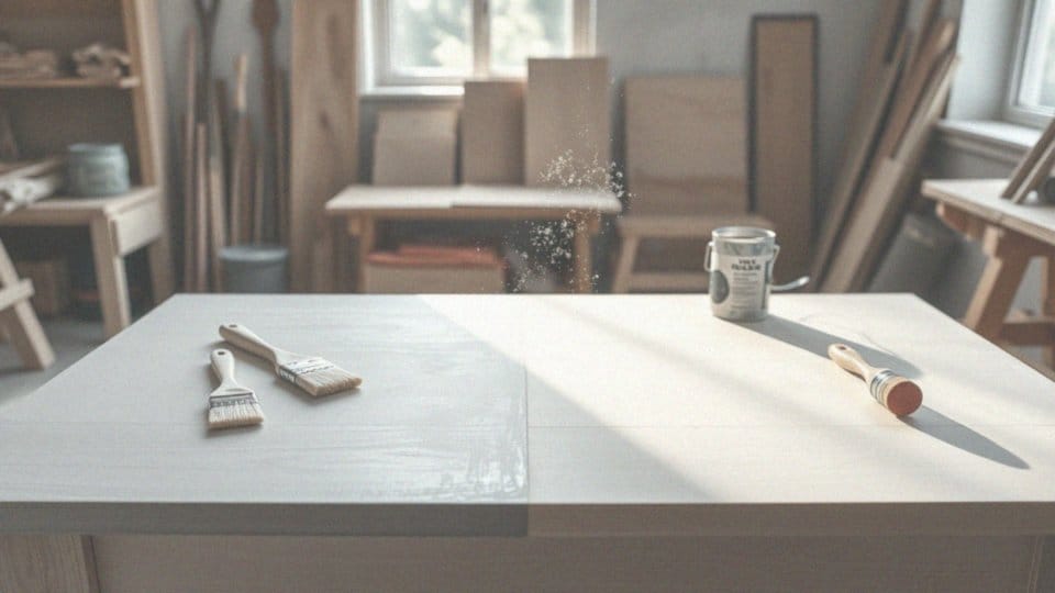 Jakie błędy unikać podczas malowania drewnianego stołu?