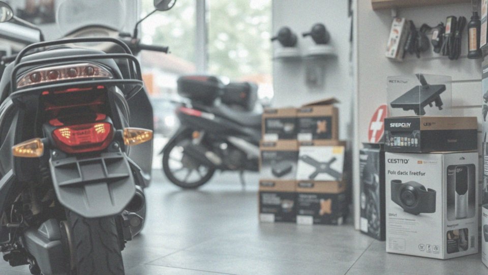 Jakie akcesoria można dodać do motoroweru 50 cm³?