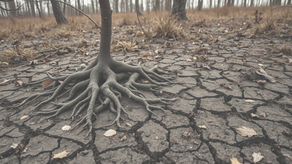Jak obecność chemikaliów prowadzi do wysychania drzew?