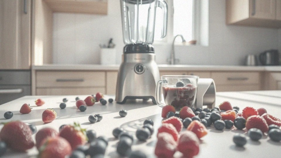 Jak dobrze blender radzi sobie z mrożonymi owocami?