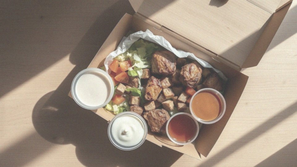Jakie sosy mogą zwiększyć kaloryczność kebab boxa?
