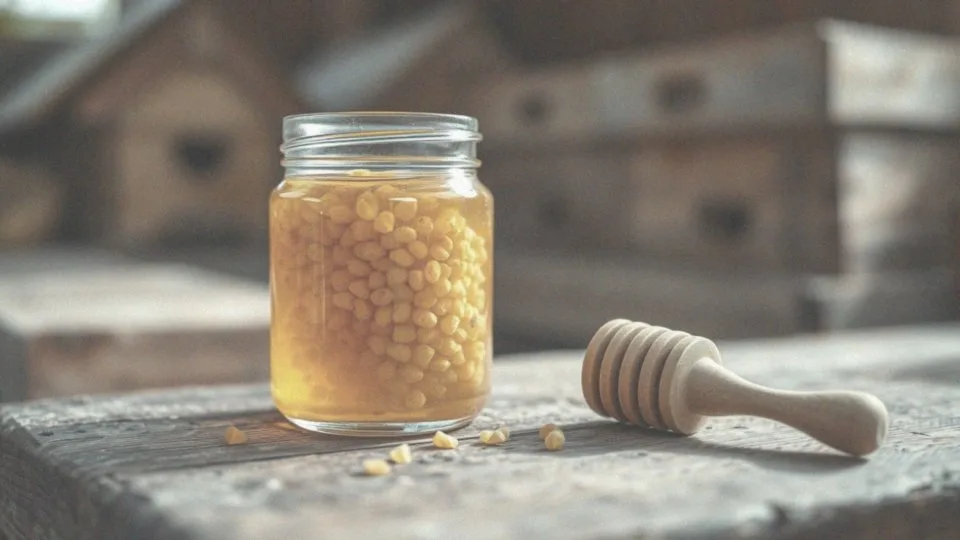 Pierzga w miodzie – właściwości, korzyści zdrowotne i zastosowanie